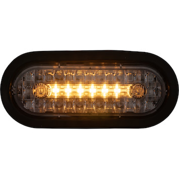 6 Inch Combination LED Stop/Turn/Tail, Backup, and Strobe Light with 17 LEDs